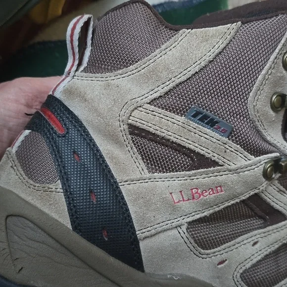 LL Bean Dry Lex Trail X Leather Hiking Boots Mens Sz 12 No  display picture 3